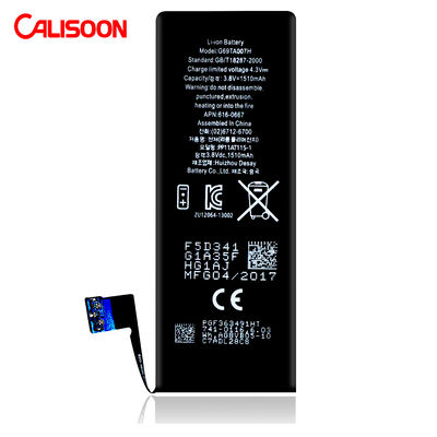 Piles de remplacement à haute capacité pour iPhone 7 25g 6,2 x 2,8 x 0,2 pouces